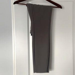 Banana republic skinny grey/tan pants w side zip